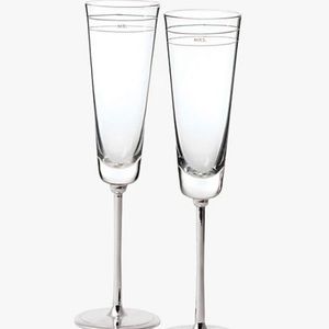 Kate Spade Set of 2 Darling Point Toasting Flutes